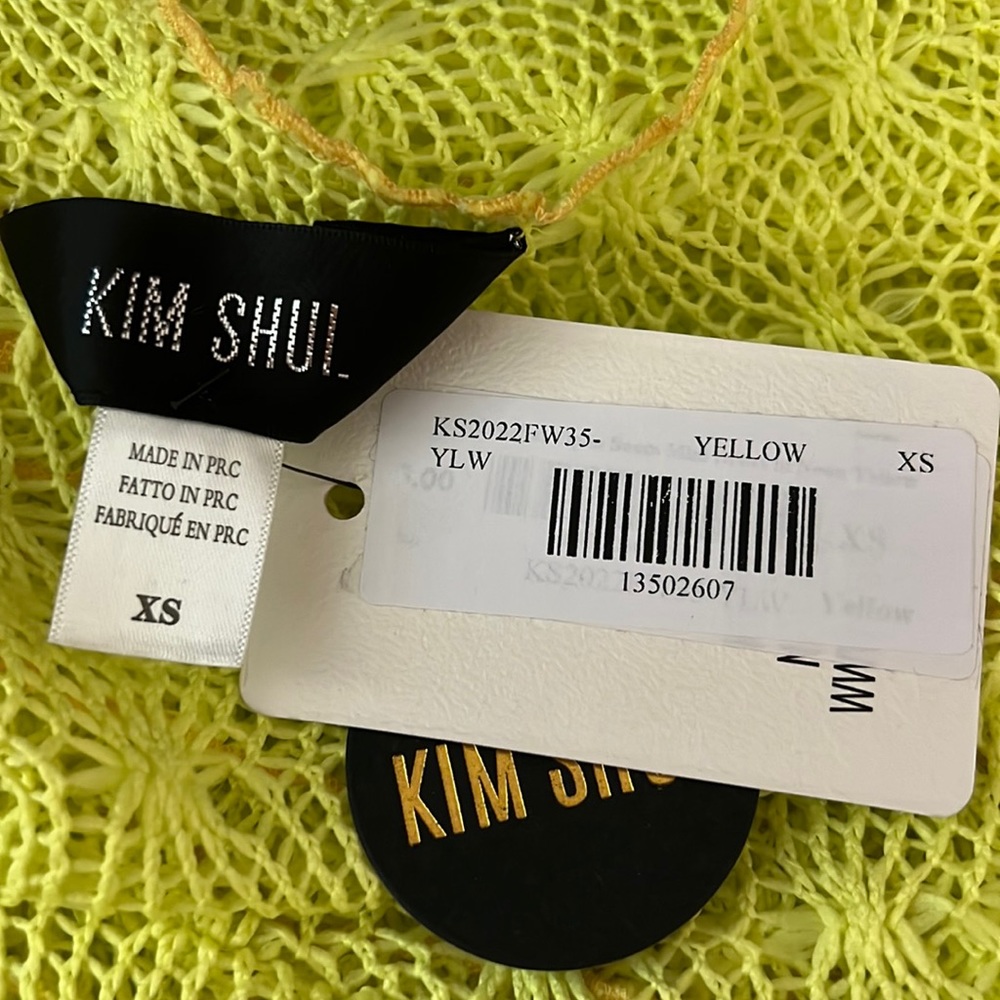 COPY - KIM SHUI
Yellow Open Seam Minidress new with tags never worn
